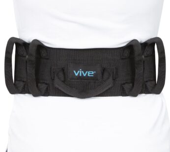 Vive Gait Belt (300lbs) Transfer Belt with Handles – Medical Nursing Safety Patient Assist
