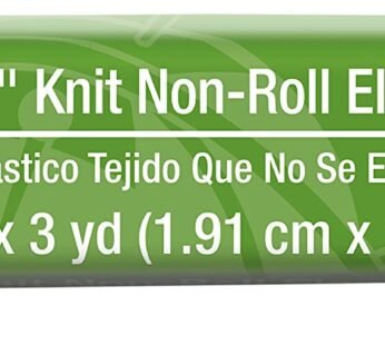 Dritz 9522W Non-Roll Knit Elastic, 3/4-Inch x 3-Yard, White
