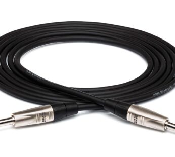 Hosa HSS-003 REAN 1/4″ TRS to REAN 1/4″ TRS Pro Balanced Interconnect, 3 Feet