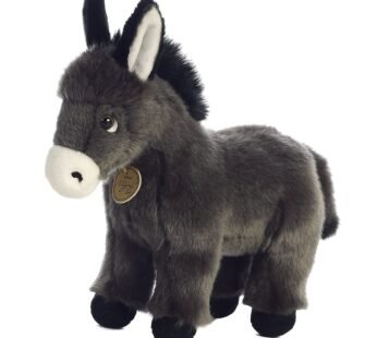 Aurora Adorable Miyoni Tots Donkey Foal Stuffed Animal – Lifelike Detail – Cherished Com