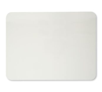 Charles Leonard Dry Erase Lapboard, 9 x 12 Inches, Masonite, One Sided, Plain White, 1 Eac