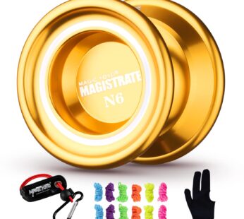 MAGICYOYO Unresponsive Yoyo N6 Professional Alloy Yoyo Non-Responsive Yoyo with Yoyo Holst