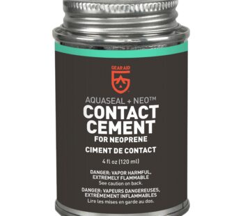 GEAR AID Aquaseal NEO Contact Cement for Neoprene and Wetsuit Repair, 4 fl oz, Black