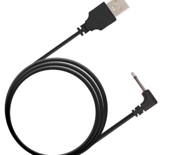 FENERGY SHOP Replacement DC Charging Cable | USB Charger Cord – 2.5mm (Black) – Fast Charg