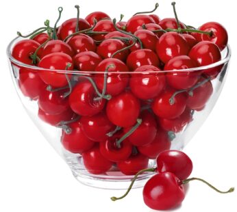 MyLifeUNIT Artificial Cherry Fruit, Artificial Fruit for Decoration, 100 PCS