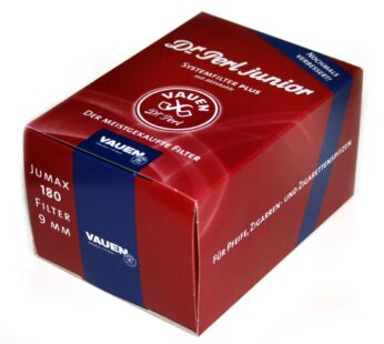 180 x 9mm Charcoal Pipe FILTERS VAUEN dr. Perl Junior