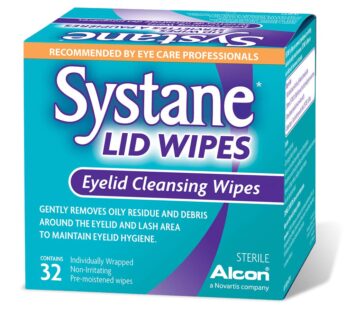 Systane Lid Wipes – Eyelid Cleansing Wipes – Sterile, Count of 32