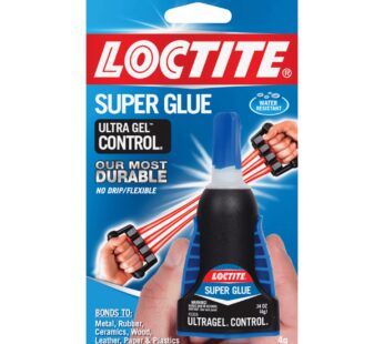 Loctite Ultra Gel Control Super Glue, 0.14 Oz, Clear