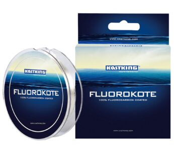 KastKing FluoroKote Fishing Line 100 Percent Pure Fluorocarbon Coated 4LB 300Yds 274M Prem