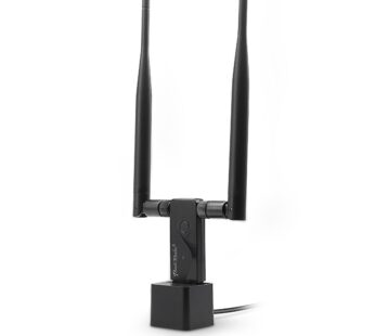 Panda Wireless PAU09 N600 Dual Band (2.4GHz and 5GHz) Wireless N USB Adapter W/Dual 5dBi A
