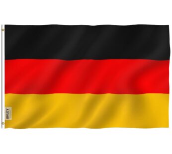 Anley Fly Breeze 3×5 Foot Germany Flag – Vivid Color and Fade proof – Canvas Header and Do