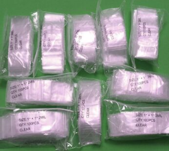 iMBAPrice Reclosable 1″ x 1″ (1000-Pack) Clear Plastic Seal Bags with Resealable Top Lock