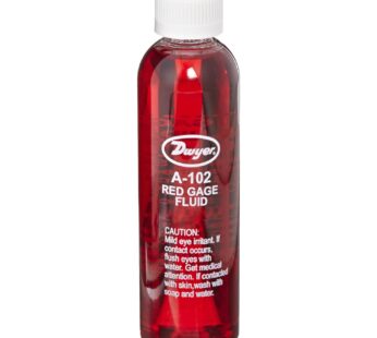 Dwyer? Red Gage Fluid, A-102, 4 oz Bottle, 826 Specific Gravity