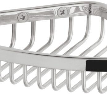 KOHLER 468876 Small Shower Basket, Polished Stainless