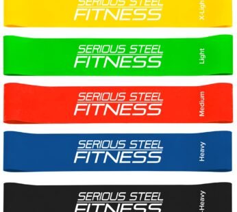 Serious Steel Fitness Mini Loop Band | Rehab Stretch Bands | | Stretching, Strength Traini