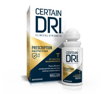Certain Dri Prescription Strength Clinical Antiperspirant Roll-On Deodorant, Hyperhidrosis