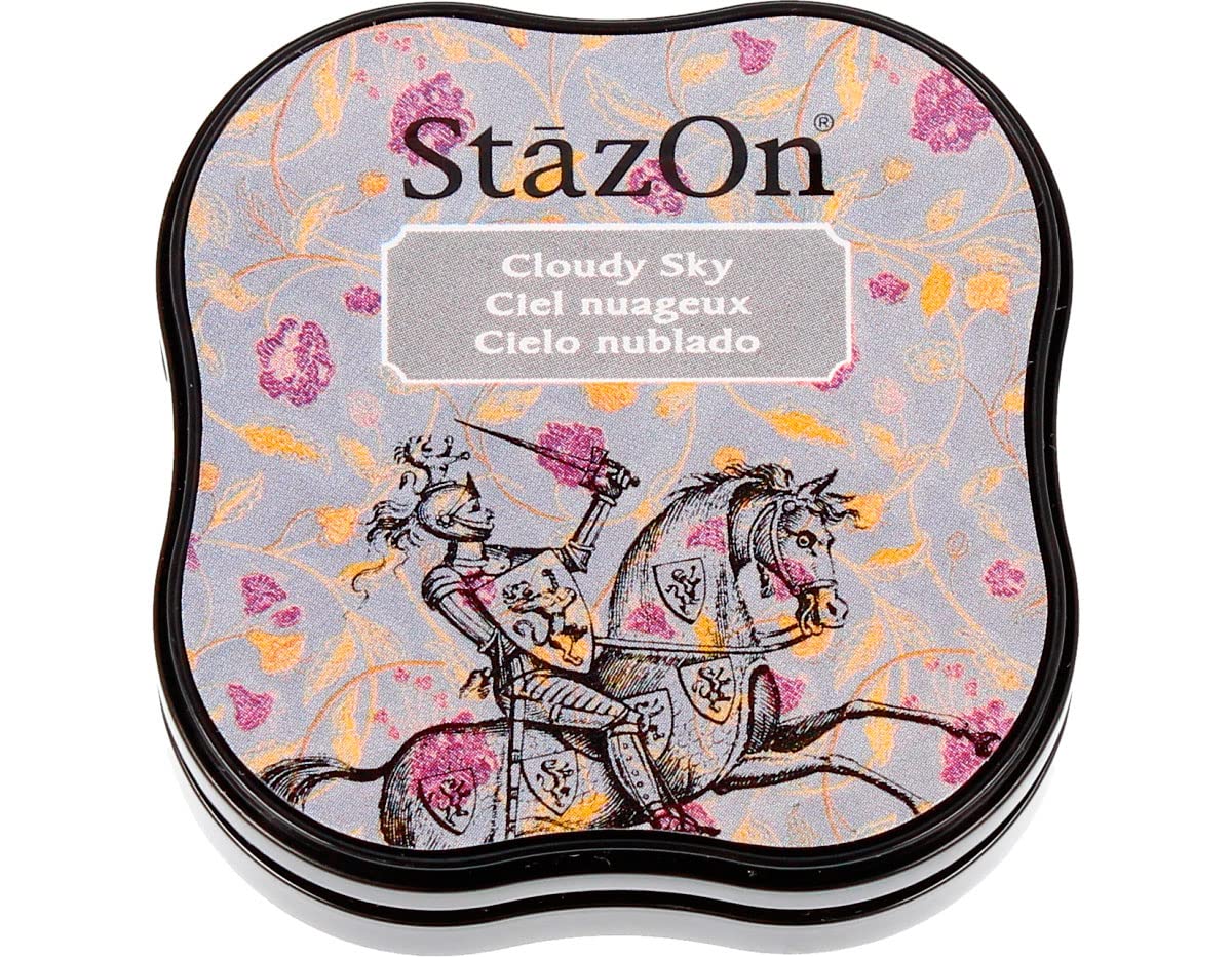 Tsukineko SZMID-34 StazOn Midi Ink Pad, Cloudy Sky - Image 2