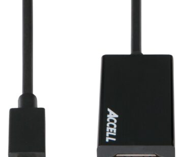 Accell USB-C to HDMI Adapter – USB 3.1 Type-C to HDMI 2.0 Active Adapter – 4K UHD @60Hz –