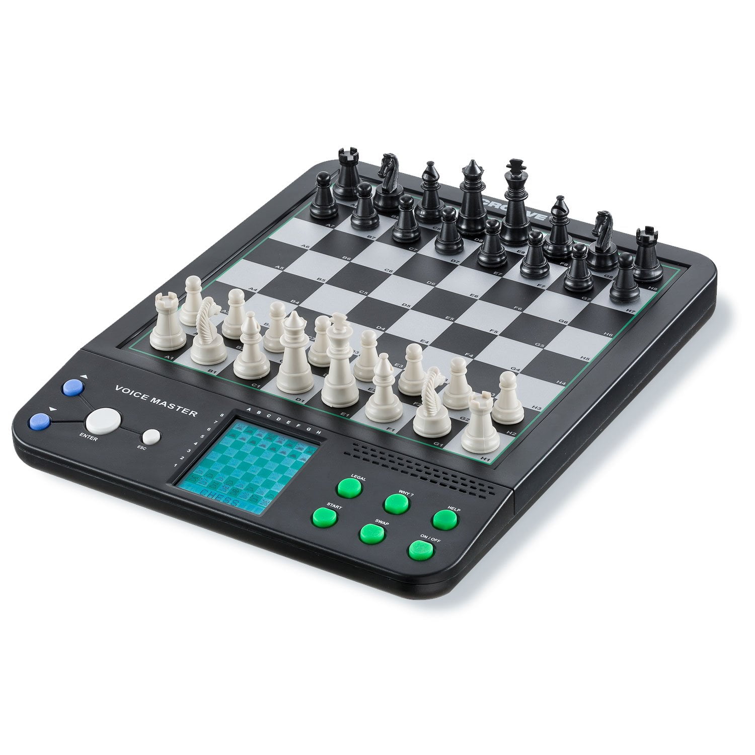 Electronic Magnetic Chess and Checkers Set 10", 8-in-1 Board Games, Digital Staunton Chess - Image 2