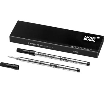 MONTBLANC Rollerball Refill, Fine, 2X1, Mystery Black (105162)