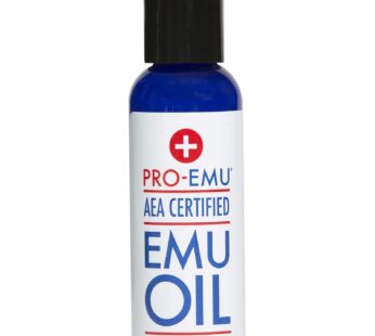 PRO EMU OIL (2 oz) All Natural Emu Oil – AEA Certified – Made In USA – Best All Natural Oi