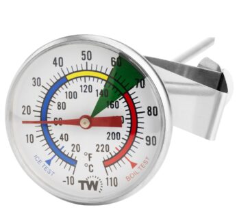 Milk Thermometer for Steaming Milk – Ideal Milk and Coffee Temperature Thermometer with 17