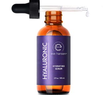 Eve Hansen Hyaluronic Acid Serum for Face (2 oz) | Hydrating Face Serum with Vitamin C + E