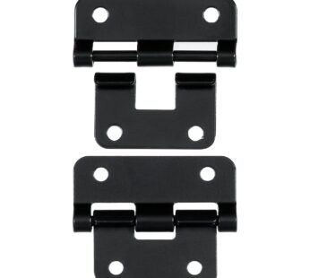 Reliable Hardware Company RH-1225BK-2-A hange Set Hinge, Black, 2 Count
