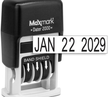 MaxMark Dater 2000 Self Inking Date Stamp – Black