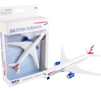 Daron Worldwide Trading British Airways 787 Single Plane Rt6005 Toy, White