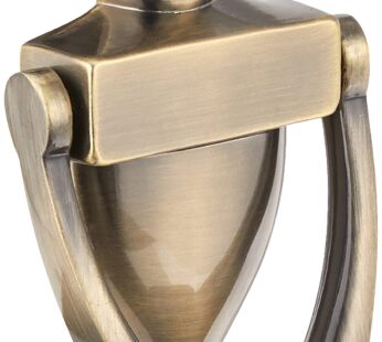 Prime-Line S 4235 Door Knocker and Viewer, Diecast Construction, Antique Brass Finish (Sin