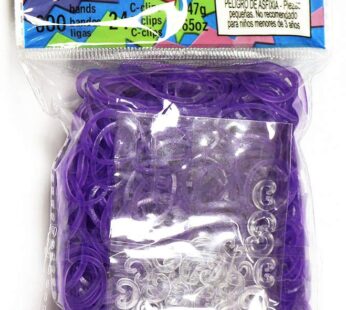 Rainbow Loom Twistz Bandz Refill – Jelly Purple
