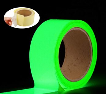 Glow in The Dark Tape Oumers 33 ft x 2 inch Green High Bright Luminous Tape Sticker Remove