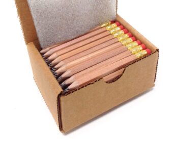 Half Pencils with Eraser – Golf, Classroom, Pew, Short, Mini – Hexagon, Sharpened, Non Tox