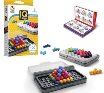 SmartGames IQ Puzzler Pro, a Travel Game for Kids and Adults, a Cognitive Skill-Building B