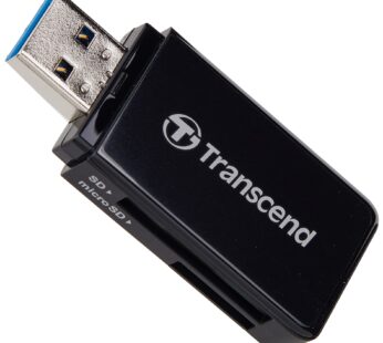 Transcend TS-RDF5K USB 3.1 SDHC/SDXC/microSDHC/SDXC Card Reader, Black