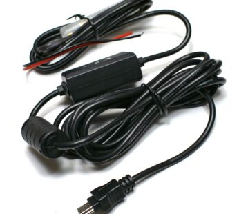 EDO Tech Compact 5V Mini USB Direct Hardwire Car Charger Power Cord Cable Kit for Rexing V