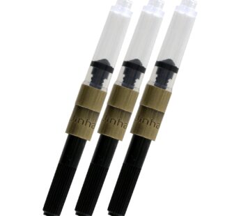 JinHao Metal Fountain Pen Ink Converter, Pack of 3