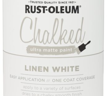 Rust-Oleum 1 qt Brands 285140 Linen White Chalked Ultra Matte Paint, 30 Fl Oz (Pack of 1)