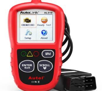 Autel Professional OBD2 Scanner AL319 Code Reader, Enhanced Check and Reset Engine Fault C