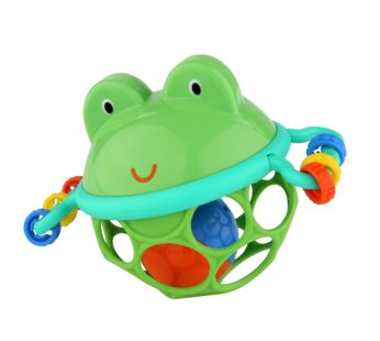 Bright Starts Oball Musical Toy, Jingle & Shake Pal, BPA-Free Easy-Grasp Baby Rattle Toy,
