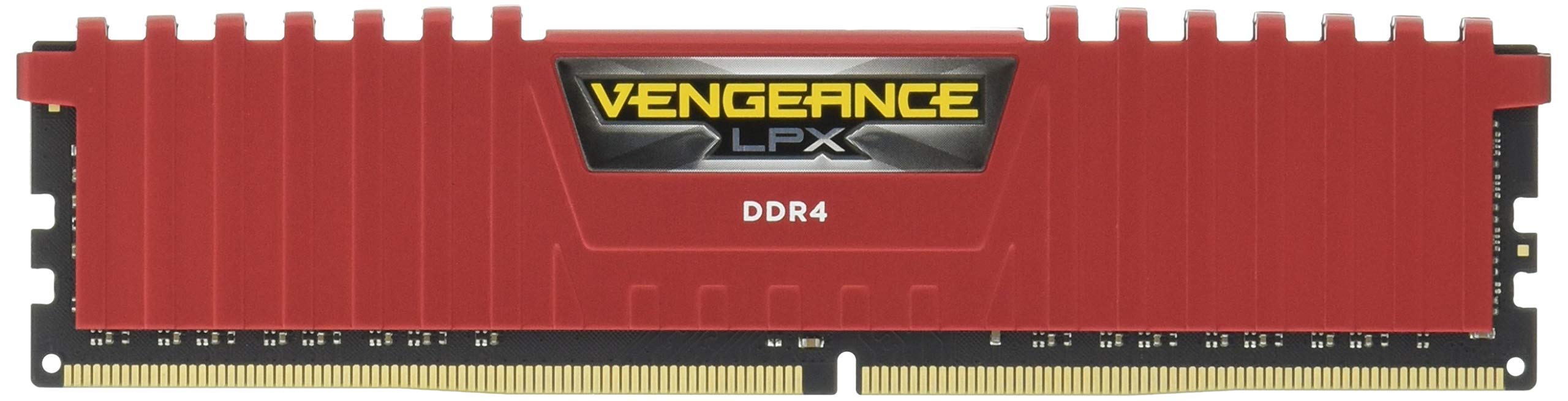 Corsair Vengeance LPX 8GB (1 x 8GB) DDR4 DRAM 2400MHz (PC4-19200) C16 Memory Kit, Red - Image 2