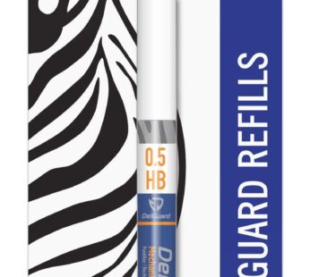 Zebra Delguard #2 Mechanical Pencil Lead Refill, 0.5 Mm, Hb, Black, 12/tube