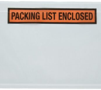 Sales4Less Packing List Envelopes 7.5″ X 5.5″ Pouches Invoice Enclosed Adhesive Bags Pack