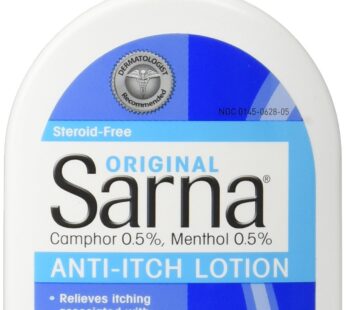 Sarna Original Anti-Itch Lotion for Dry Skin, Insect Bites, Sunburn, Poison Ivy/Oak/Sumac,