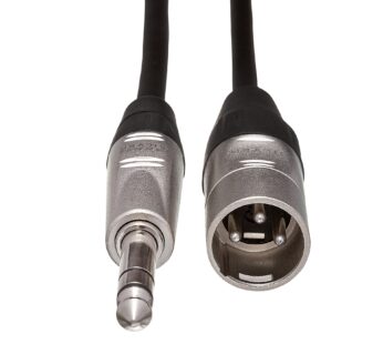 Hosa HSX-010 REAN 1/4″ TRS to XLR3M Pro Balanced Interconnect Cable, 10 Feet