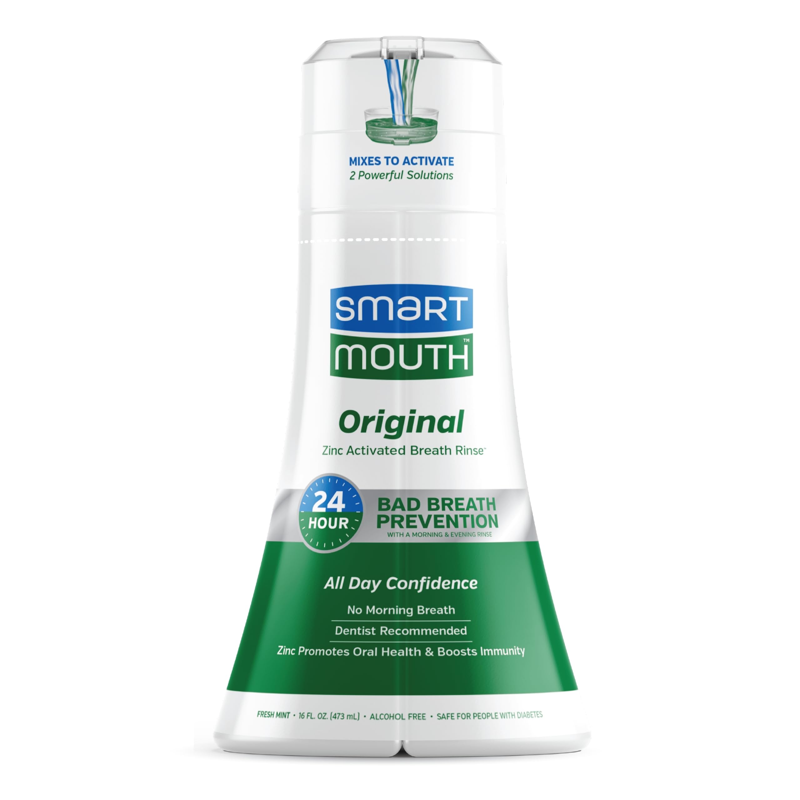 SmartMouth Original Activated Mouthwash - Adult Mouthwash for Fresh Breath - Oral Rinse fo - Image 2