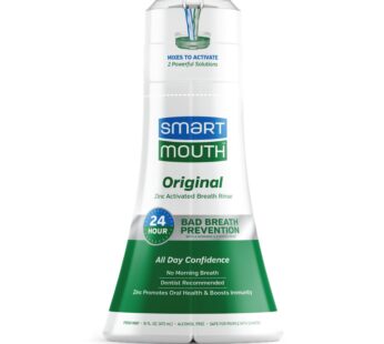 SmartMouth Original Activated Mouthwash – Adult Mouthwash for Fresh Breath – Oral Rinse fo