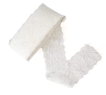 ELLAMAMA Elastic Lace Trim Soft Stretch DIY Craft Delicate Ribbon Vintage Flora Pattern 2-