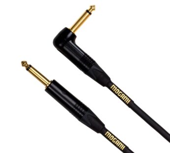 Mogami Gold INSTRUMENT-02R Guitar Instrument Cable, 1/4″ TS Male Plugs, Gold Contacts, Rig